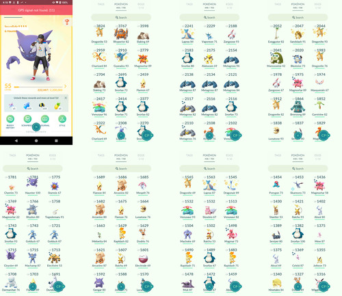 Pokémon acc level 55 - go,