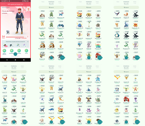 Pokémon acc level - pokémon, go