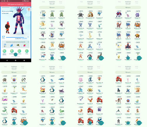 Pokémon acc level 57 - pokémon,