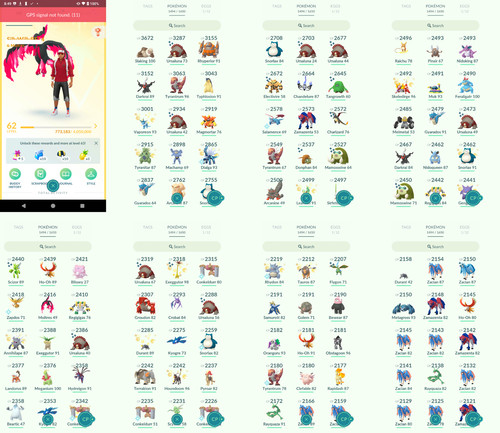 Pokémon acc level - pokémon, go