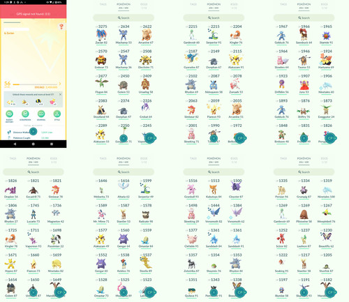 Pokémon acc level 56 - level,