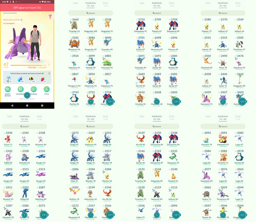 Pokémon acc level 47 - pokémon,