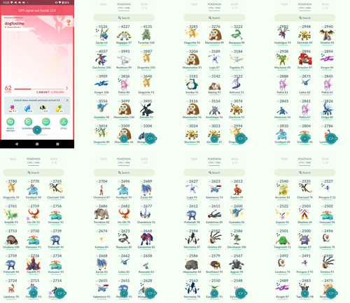Pokémon acc level 62 - pokémon,