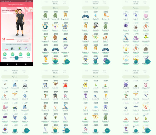 Pokémon acc level 54 - pokémon,