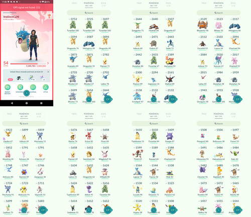 Pokémon acc level 54 - 54,
