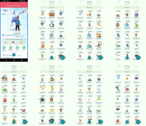 Pokémon acc level - -, 38