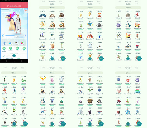 Pokémon acc level 47 - go,