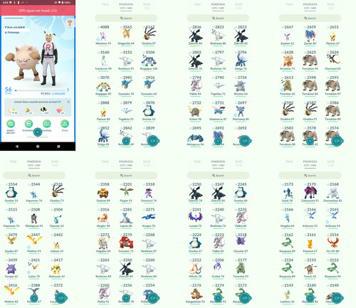 Pokémon acc level 56 - go,