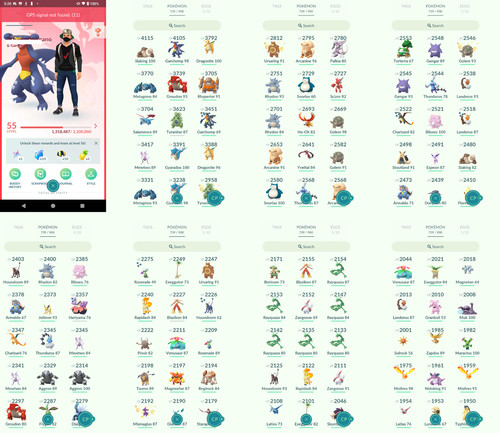 Pokémon acc level 55 - acc,