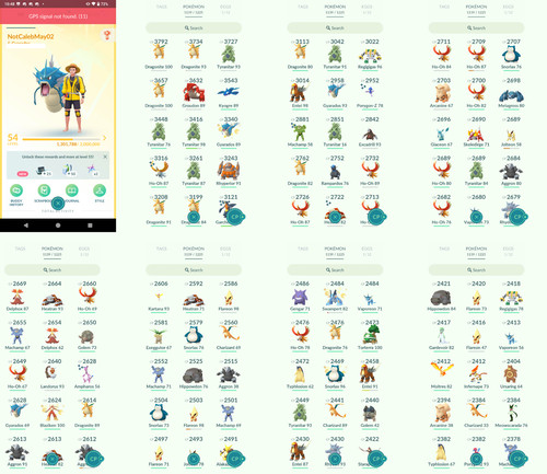 Pokémon acc level 54 - 54,
