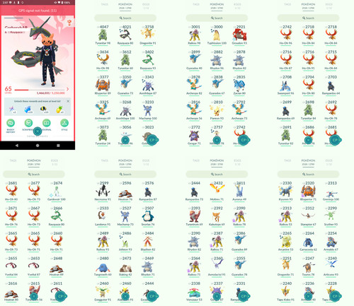 Pokémon acc level 65 - -,