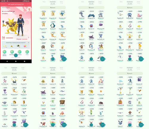Pokémon acc level 56 - go,