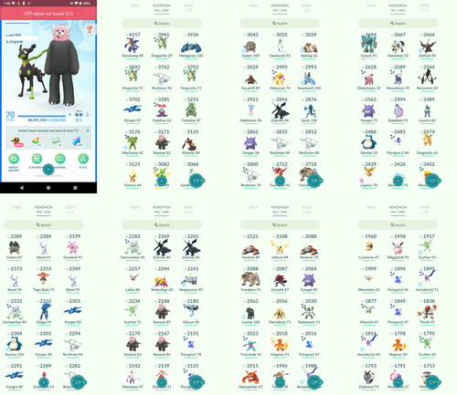 Pokémon acc level 70 - level,