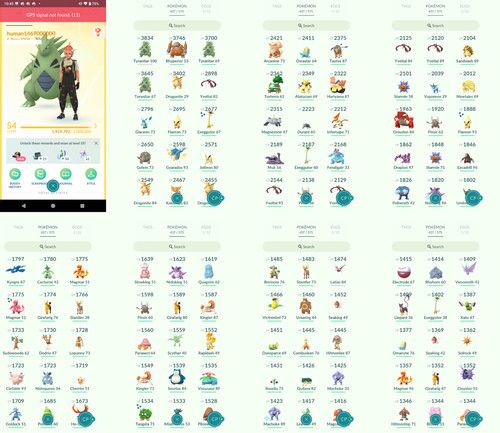 Pokémon acc level 54 - level,