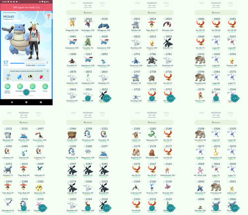 Pokémon acc level 57 - go,