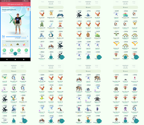 Pokémon acc level 56 - go,
