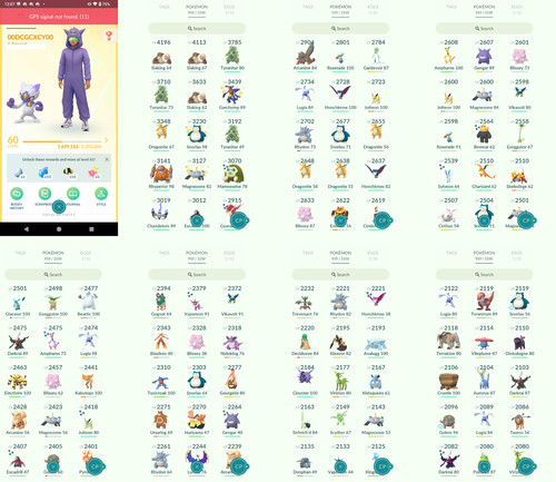 Pokémon acc level 60 - level,