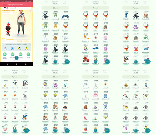Pokémon acc level - level, 55