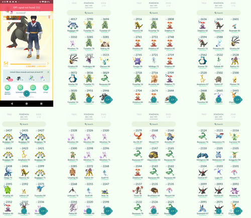 Pokémon acc level 54 - pokémon,