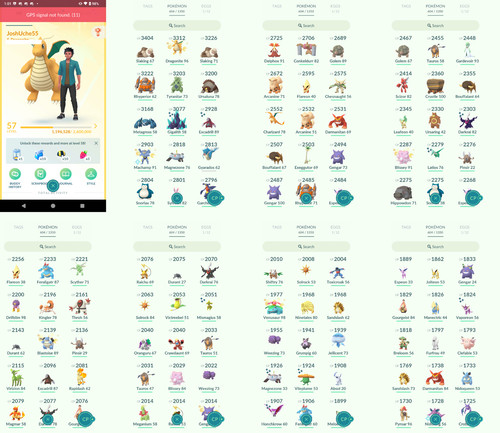 Pokémon acc level 57 - pokémon,