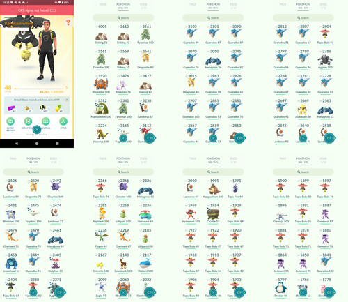 Pokémon acc level 48 - go,