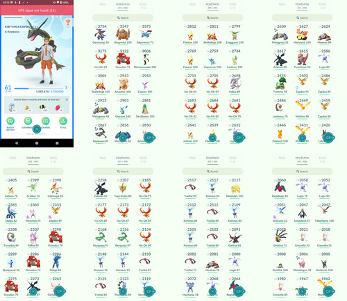 Pokémon acc level 61 - go,